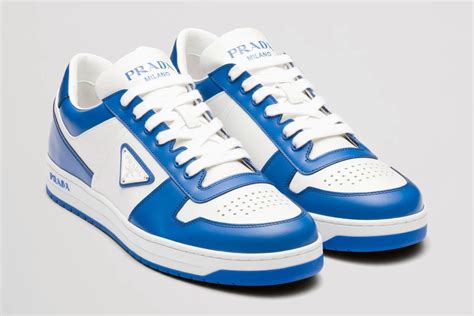 prada yellow tennis shoes|Prada downtown sneakers.